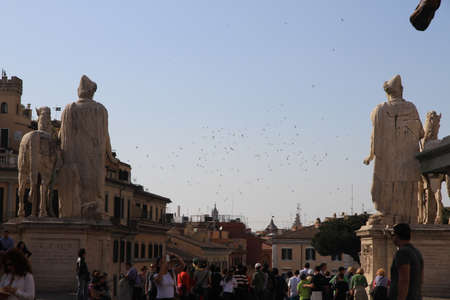 Rome is the capital city and a special comune of Italy, as well as the capital of the Lazio region.のeditorial素材