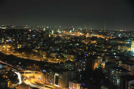 Istanbul at nightの写真素材