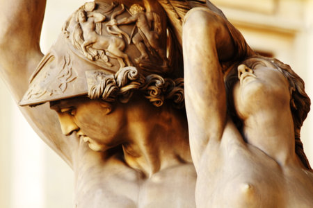 famous monuments & Statues in Florenceの写真素材