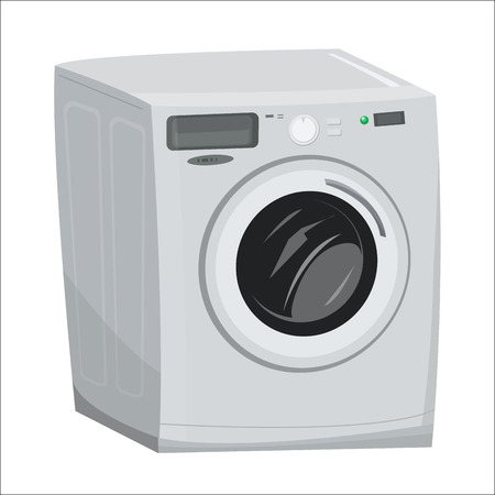 Washing Machine illustrationのイラスト素材