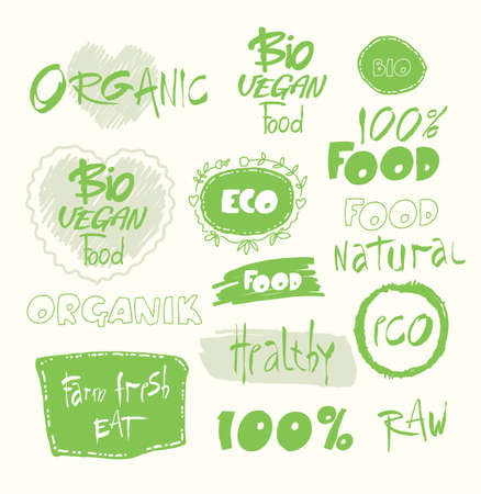 Set of hand drawn sketch which relate with ecology and nature. Vector illustration for designers. Collection.のイラスト素材