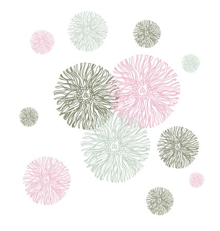 Abstract floral background. Vector abstract flower. Element for design.のイラスト素材