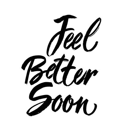 Black lettering on white background , inscription, calligraphy design. Art design to make a poster, card, postcard, paper print. Modern brush ink calligraphy. Vector illustrationのイラスト素材