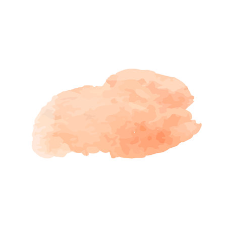 Abstract watercolor art hand paint isolated on white background.のイラスト素材