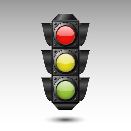 Traffic light. Vector illustrationのイラスト素材