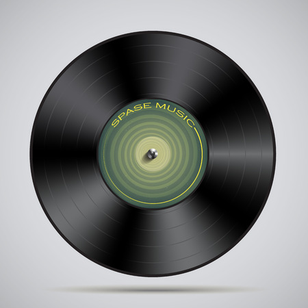 Vinyl record.Vector illustrationのイラスト素材
