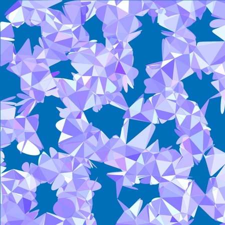 Abstract gradient triangular pattern, polygonal backgroundのイラスト素材