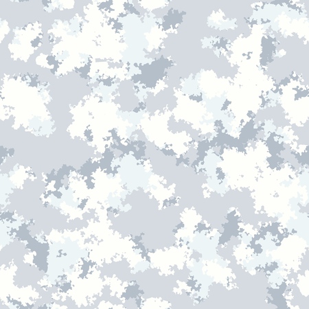 Fashion camo design. Digital Seamless Camouflage pattern Winter Colors clouds seamless pattern vector seamless fashion camo design. Trendy camouflage fabric pattern.のイラスト素材