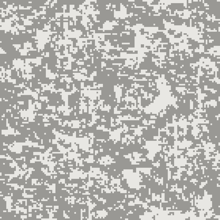 Digital camouflage seamless pattern. Abstract geometric military texture. Repeating modern stylish fabric textile background. Pixel Camo Fashionのイラスト素材