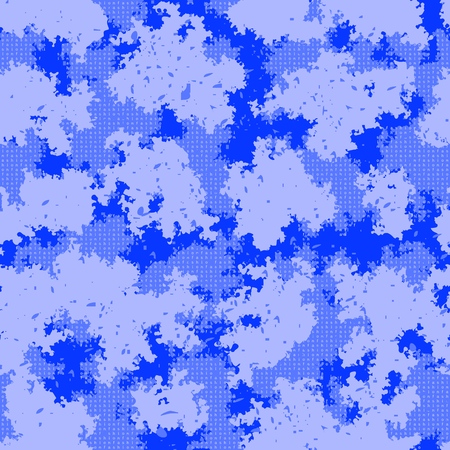 Fashion camo design. Color clouds seamless pattern vector. Trendy camouflage fabric pattern.のイラスト素材