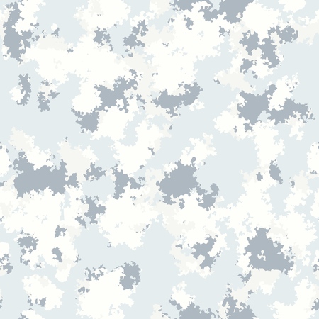 Fashion camo design. Digital camouflage pattern Winter colored clouds. Seamless vector. Trendy camouflage fabric texture.のイラスト素材