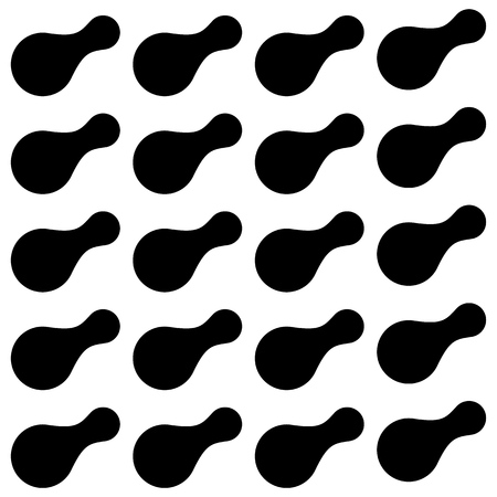 Black abstract texture with dashes or ink blobs. Simple angle geometric shapes. Poster or wallpaper design. Vector illustrationのイラスト素材