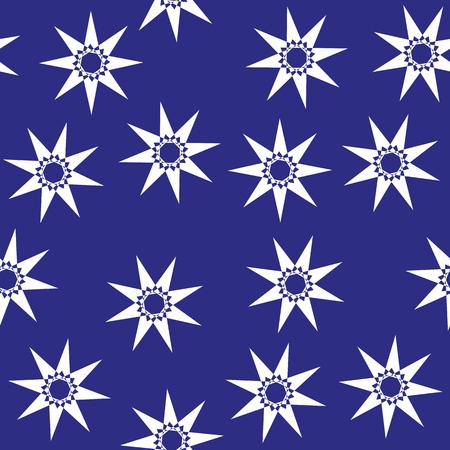Cute stars seamless pattern. Nursery illustration, good for room decor, wall art, baby shower greeting card, poster, kids apparelのイラスト素材