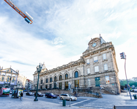 PORTO,PORTUGAL - OCTOBER 21,2012 : Cityscape across the Douro River, Porto, Portugalのeditorial素材