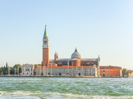 San Giorgio Maggiore island, Venice, Italyの写真素材