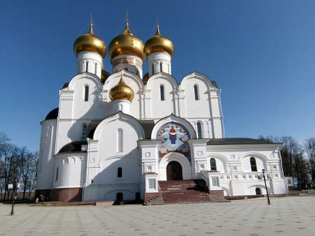 The Orthodox Church in Russia. It's spring. The City Of Yaroslavlのeditorial素材