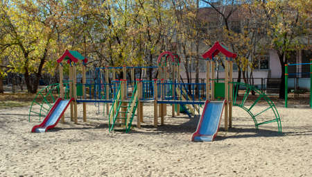 Children's Playground. Summerの写真素材