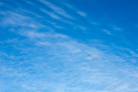 Background: Blue sky and Cirrus clouds