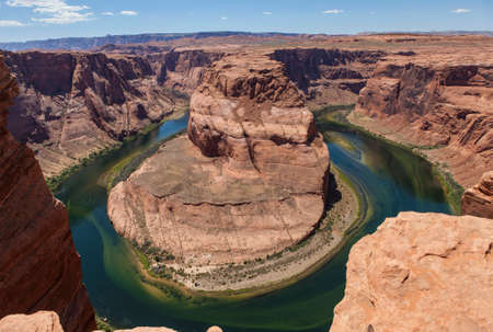 Horseshoe Bend Grand Canyonの写真素材