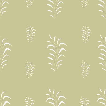 Floral design Seamless white with grey background. Vector illustration patternのイラスト素材