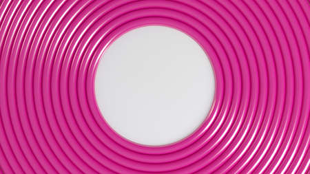 Business 3d Infographics torus concept pipes where a logo can be put in the middle.の写真素材