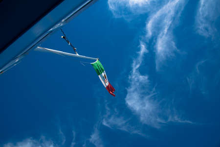 blue sky in europe at a sunny dayの写真素材