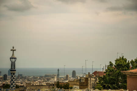 a view in Europe with a building on a sunny dayのeditorial素材