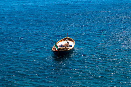 relaxing view with water and natural elements in a sunny day Europeの写真素材