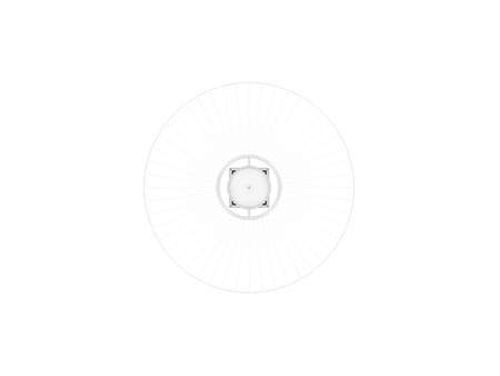 3d rendering of a blueprint lamp light holder isolate on a white backgroundの写真素材