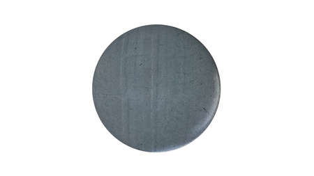 3d rendering of a shpere with structure isolated on a white backgroundの写真素材