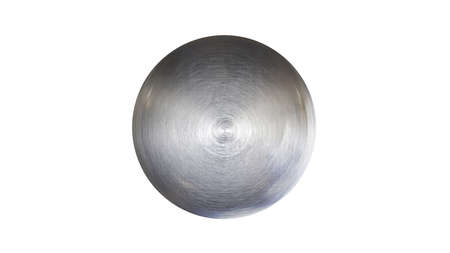 3d rendering of a shpere with structure isolated on a white backgroundの写真素材