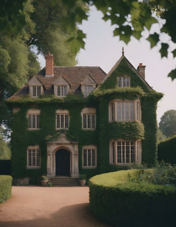 a beautiful lanscape river in the fantastic nature with greenの素材