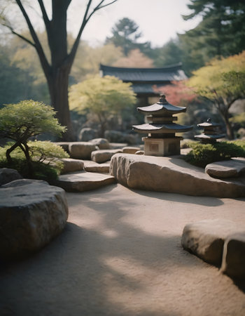 a beautiful lanscape river in the fantastic nature with greenの素材