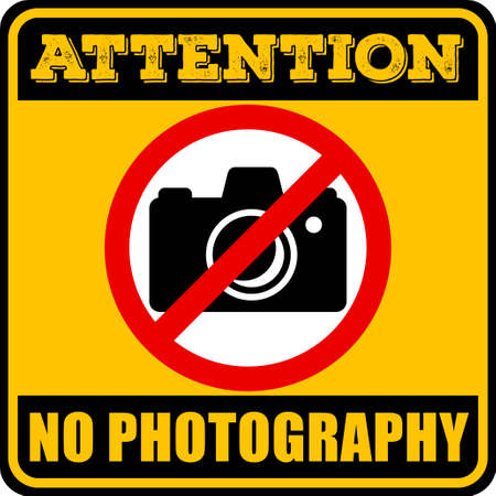No Photo camera sign. Vector illustration.のイラスト素材