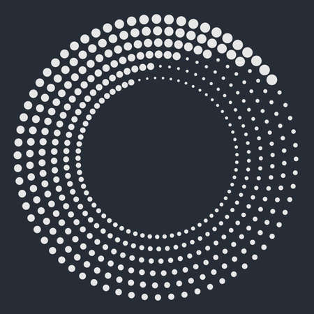 Abstract circular geometric background. Vector illustrationのイラスト素材