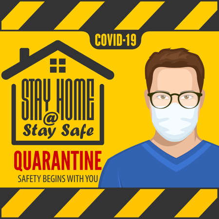 Coronavirus 2019-nCoV design template.のイラスト素材