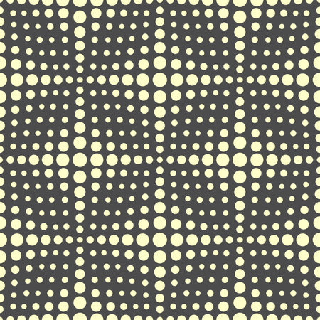 Abstract Halftone seamless patternのイラスト素材