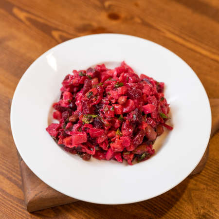 Fresh beetroot salad close upの写真素材