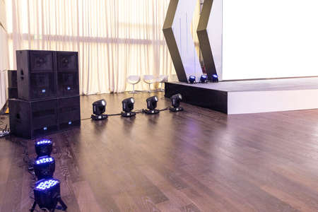 Conference hall Intelligent lighting with led up lights