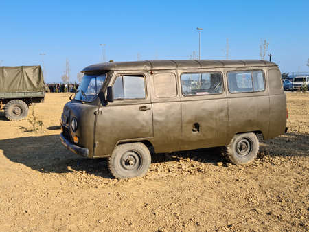 UAZ - 3962 van car - Baku, Azerbaijan, 04-16-2021のeditorial素材