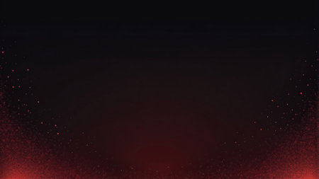 Beautiful abstract design showcases a gradient transitioning from deep black to soft red, with delicate light spots creating an engaging visual effect, perfect for digital projects.の素材