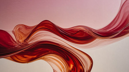 Smooth, flowing lines create a sense of movement and energy, perfect for projects related to art, design, or technologyの素材