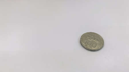 Close up background of rupiah coins. Indonesian, Indonesian Rupiah. Macro view.