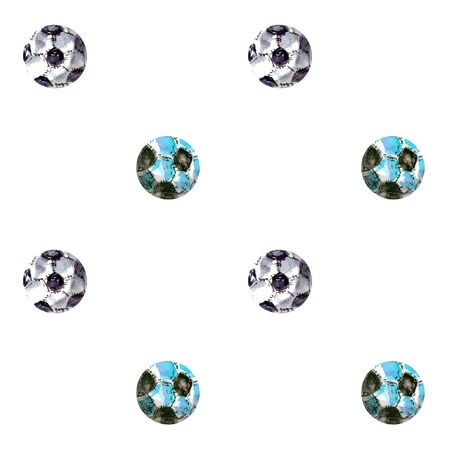 watercolor illustration. seamless pattern of multicolored soccer balls on a white background. isolated.の写真素材