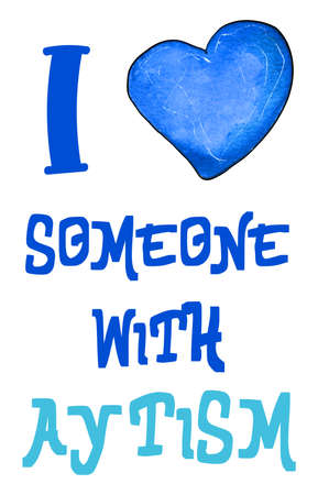 Illustration of World Autism Awareness Day. Design for banners and websites. Image of the autism symbol. Isolated on a white background.の写真素材