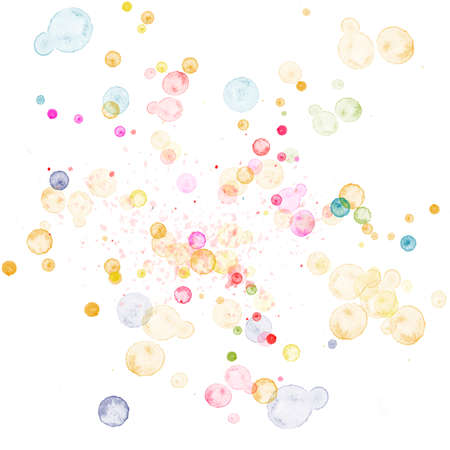 Abstract watercolor background, watercolor spots, shapeless spot for the background. isolated on a white background.の写真素材