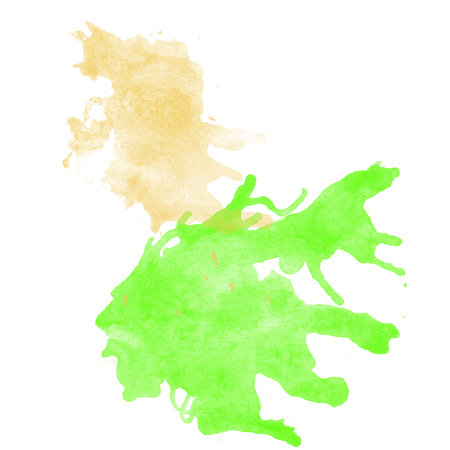 Abstract watercolor background, watercolor spots, shapeless spot for the background. isolated on a white backgroundの写真素材
