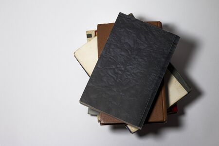 Books isolated on white background