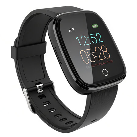 Smart watch isolated on a white background. 3d render image.の素材