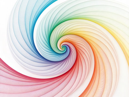 Abstract fractal. Fractal art background for creative design. Decoration for wallpaper, desktop, poster, cover booklet. Print for clothes, t-shirt. Creative illustration for designの素材